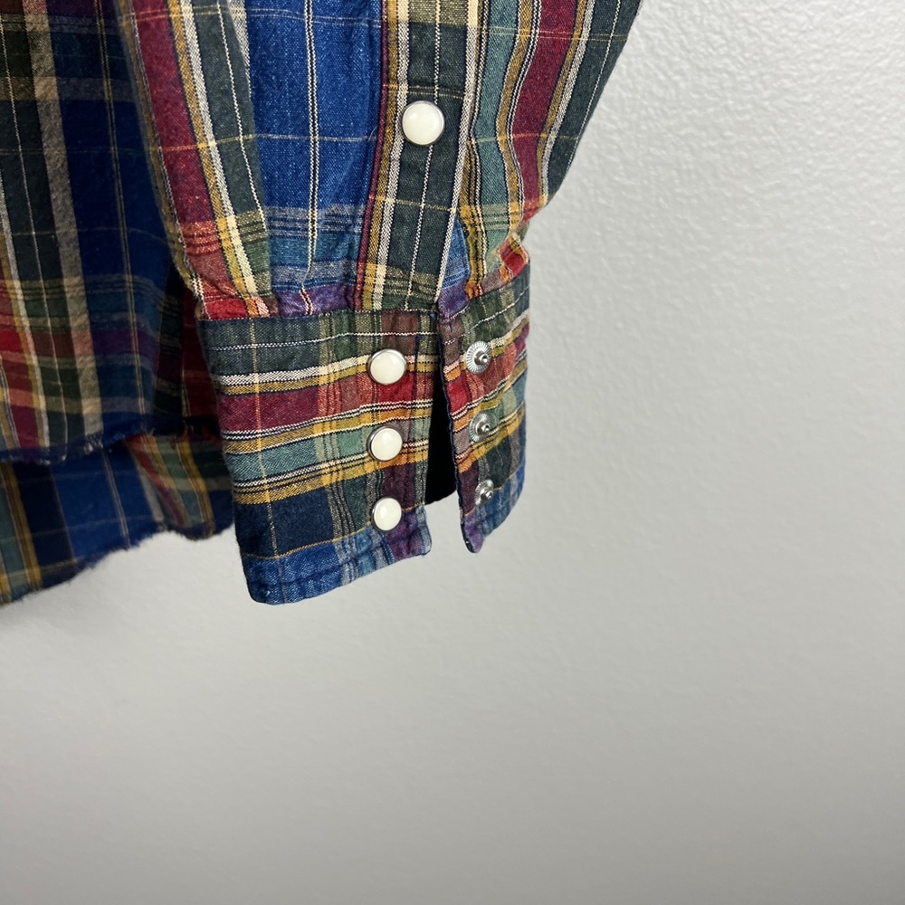 Wrangler Western plaid shirt - size M - Picture 10 of 12